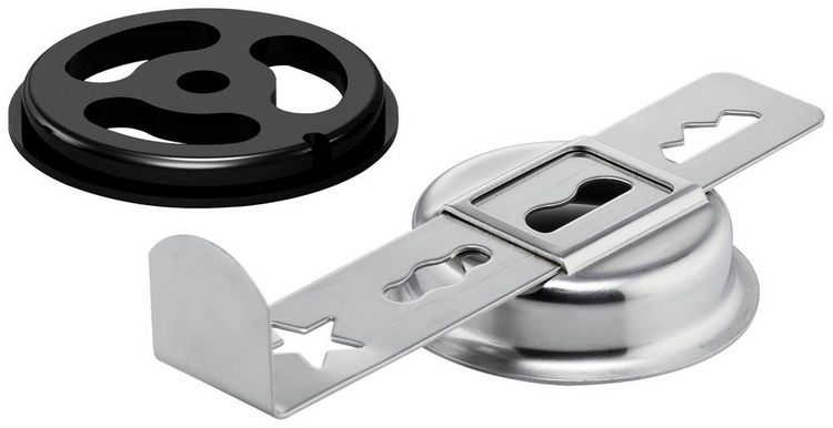 Produktbild: Bosch Haushalt MUZ9SV1 MUZ9SV1 Spritzgeb&auml;ckaufsatz Edelstahl, Schwarz