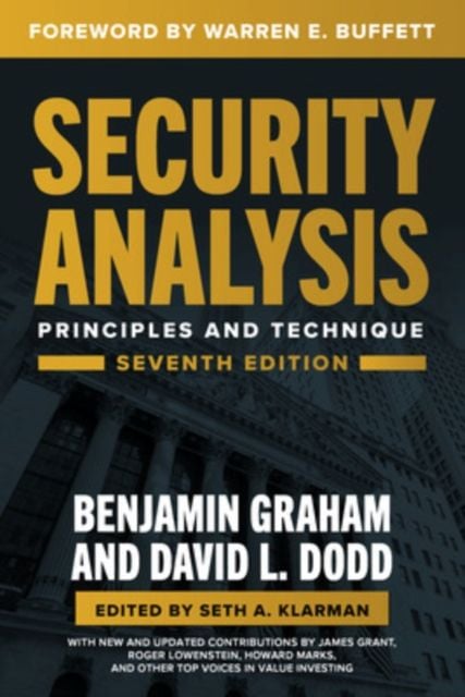 Produktbild: Security Analysis, Seventh Edition: Principles and Techniques