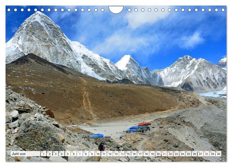 Produktbild: Grandioser Himalaya, Bergriesen in Nepal (Wandkalender 2026 DIN A4 quer), CALVENDO Monatskalender