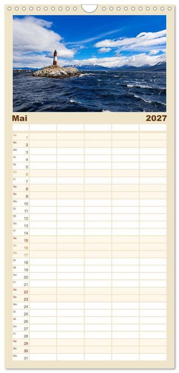 Produktbild: Familienplaner 2027 - Entdecke S&uuml;damerika: Monat f&uuml;r Monat mit 5 Spalten (Wandkalender, 21 x 45 cm) CALVENDO