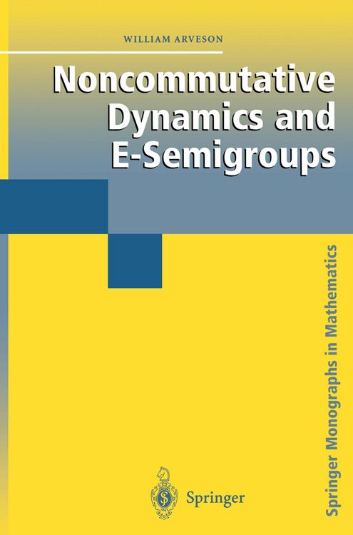 Produktbild: Noncommutative Dynamics and E-Semigroups