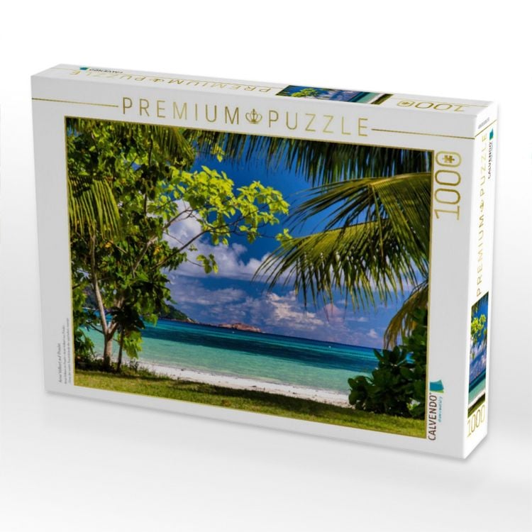 Produktbild: CALVENDO Puzzle Anse Volbert auf Praslin | 1000 Teile Lege-Gr&ouml;&szlig;e 64x48cm Foto-Puzzle f&uuml;r gl&uuml;ckliche Stunden
