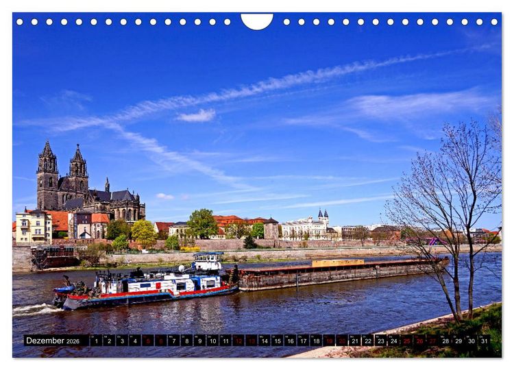Produktbild: Magdeburger Ansichten (Wandkalender 2026 DIN A4 quer), CALVENDO Monatskalender