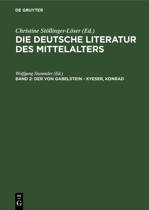 Produktbild: Der von Gabelstein - Kyeser, Konrad