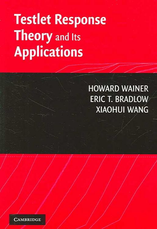 Produktbild: Testlet Response Theory and Its Applications