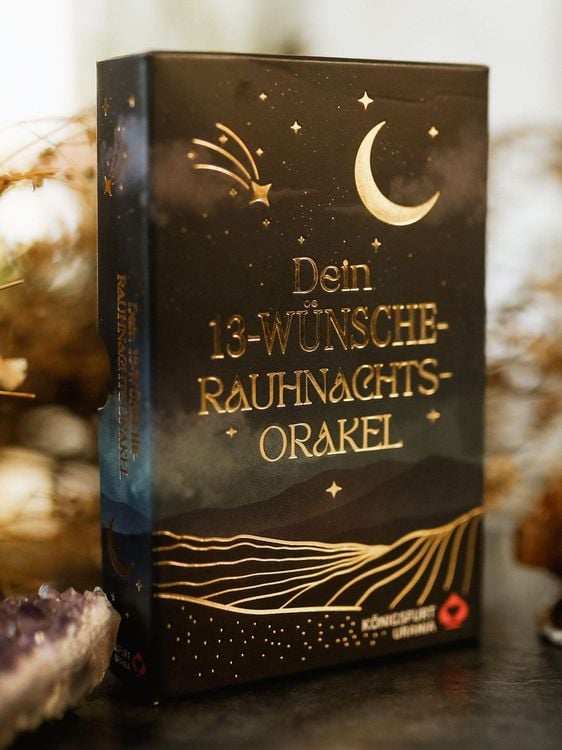 Produktbild: Dein 13-W&uuml;nsche Rauhnachts-Orakel - 37 farbige Karten und W&uuml;nschezetteln und einem 48-seitigem Booklet