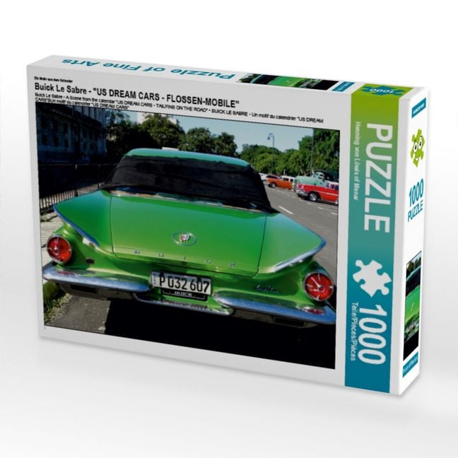 Produktbild: CALVENDO Puzzle Buick Le Sabre - Ein Motiv aus dem Kalender "US DREAM CARS - FLOSSEN-MOBILE" | 1000 Teile Lege-Gr&ouml;&szlig;e 64x48cm Foto-Puzzle f&uuml;r gl&uuml;ckliche Stunden