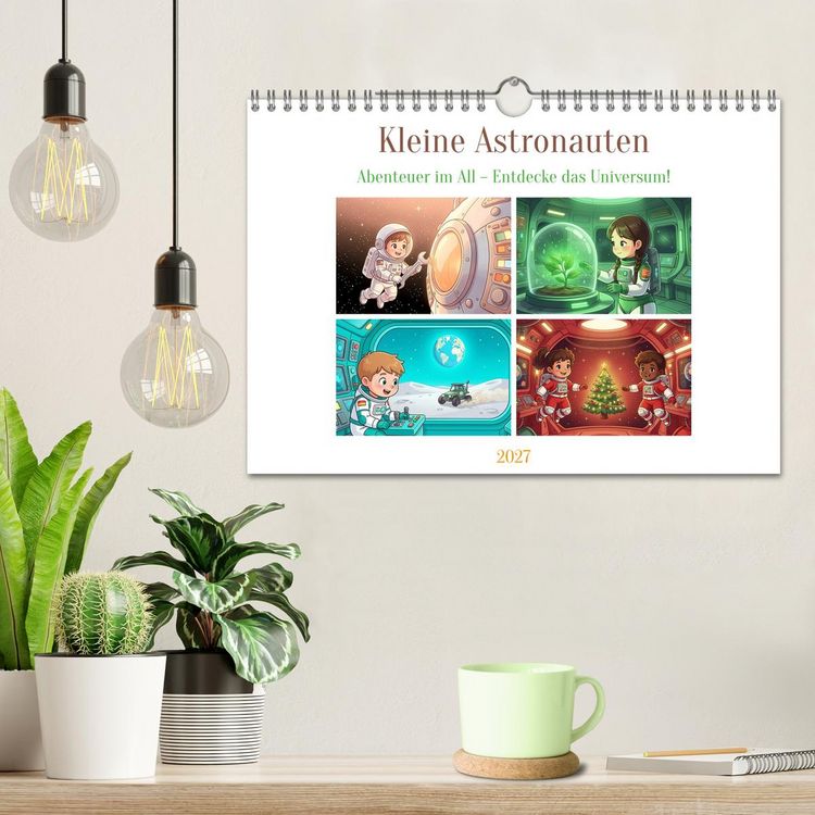 Produktbild: Kleine Astronauten (Wandkalender 2027 DIN A4 quer), CALVENDO Monatskalender