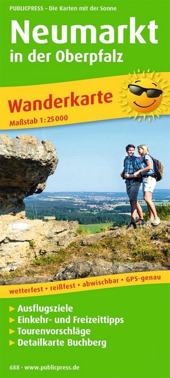 Produktbild: Publicpress Wanderkarte Neumarkt in der Oberpfalz 1:25.000