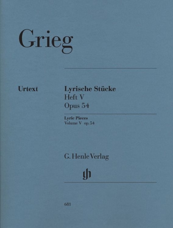 Produktbild: Edvard Grieg - Lyrische St&uuml;cke Heft V, op. 54