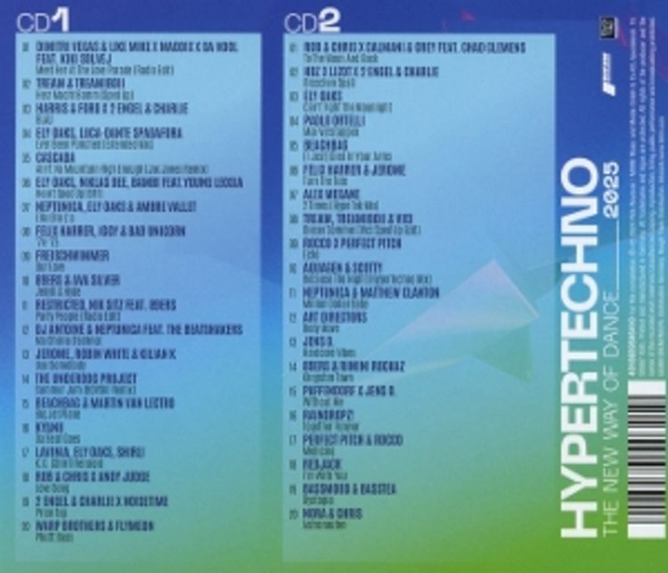Produktbild: HYPERTECHNO 2025 - The New Way Of Dance