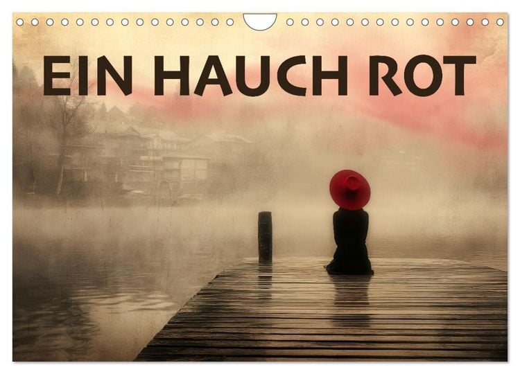 Produktbild: EIN HAUCH ROT (Wandkalender 2027 DIN A4 quer), CALVENDO Monatskalender