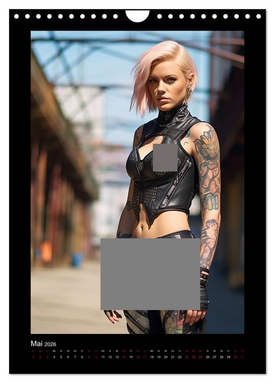 Produktbild: Cybergirls (Wandkalender 2026 DIN A4 hoch), CALVENDO Monatskalender