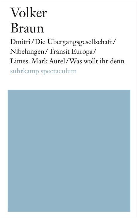 Produktbild: Dmitri/Die &Uuml;bergangsgesellschaft/Nibelungen/Transit Europa/Limes. Mark Aurel/Was wollt ihr denn