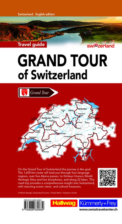 Produktbild: Hallwag Reisef&uuml;hrer Grand Tour of Switzerland, englische Ausgabe