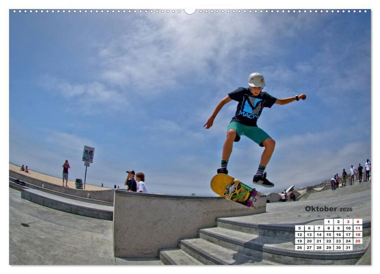 Produktbild: Skater. Skateboarding-Impressionen (hochwertiger Premium Wandkalender 2026 DIN A2 quer), Kunstdruck in Hochglanz