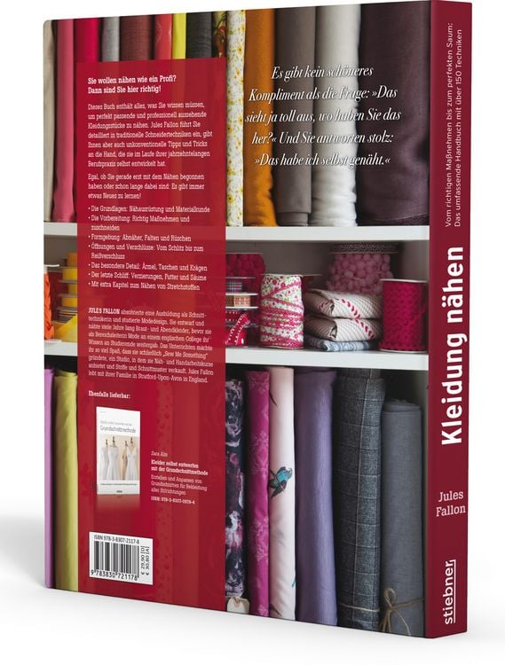 Produktbild: Kleidung N&auml;hen. Vom richtigen Ma&szlig;nehmen bis zum perfekten Saum: Das umfassende Handbuch mit &uuml;ber 150 Techniken.