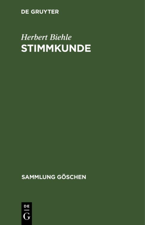 Produktbild: Stimmkunde