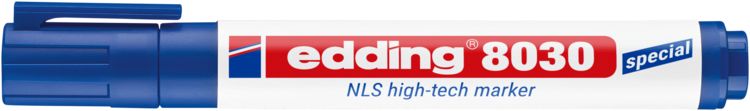 Produktbild: EDDING&reg; High-Tech Marker 8030 NLS, blau