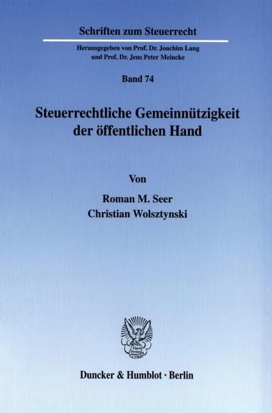 Produktbild: Steuerrechtliche Gemeinn&uuml;tzigkeit der &ouml;ffentlichen Hand.