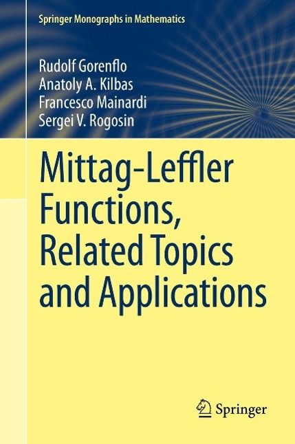 Produktbild: Mittag-Leffler Functions, Related Topics and Applications
