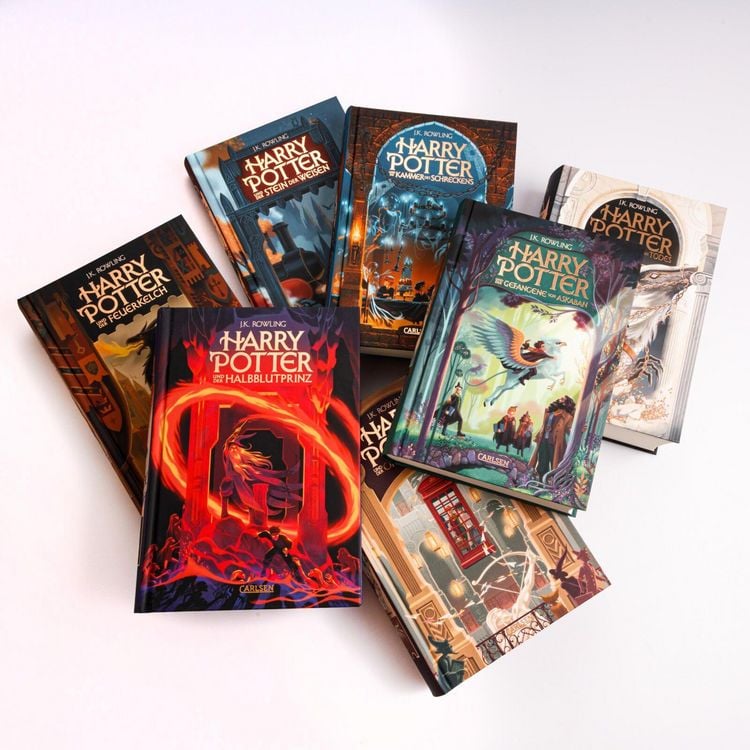Produktbild: Harry Potter: Band 1-7 im Schuber &ndash; mit exklusivem Extra! (Harry Potter)