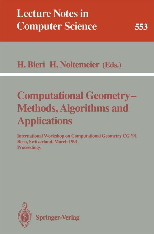 Produktbild: Computational Geometry - Methods, Algorithms and Applications
