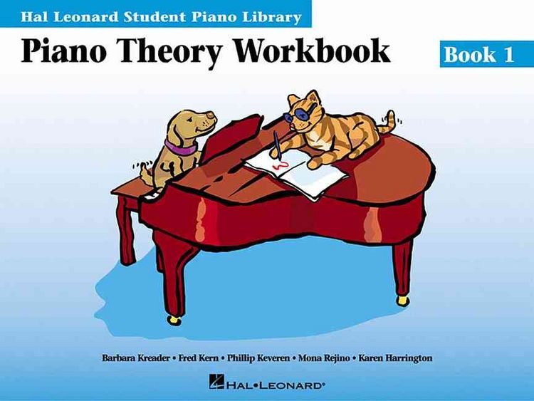 Produktbild: Piano Theory Workbook Book 1 Hal Leonard Student Piano Library Beginner Piano Sheet Music and Theory Book Fun Exercises and Lessons for Kids and Adults Music Teacher Resource