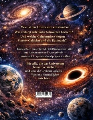 Produktbild: Mikulaschek, D: 1.000 Fakten &uuml;ber das Universum & Astrophysi