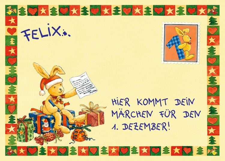 Produktbild: Briefbuch: 24 Adventsbriefe von Felix
