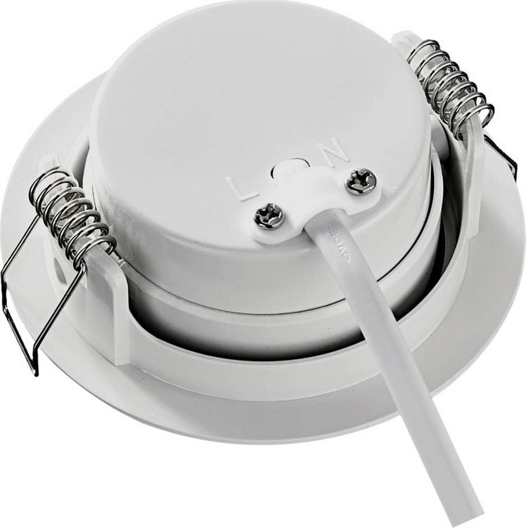 Produktbild: Heitronic 500665 DL7202 LED-Einbauleuchte LED LED fest eingebaut 5W Wei&szlig;