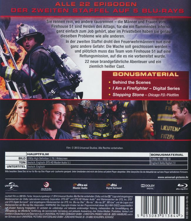 Produktbild: Chicago Fire - Staffel 2 [5 BRs]