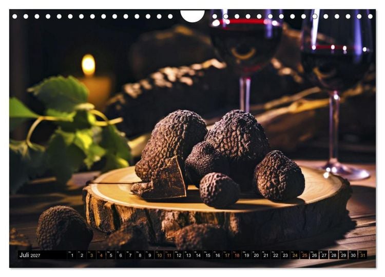 Produktbild: Tr&uuml;ffel - schwarzes Gold (Wandkalender 2027 DIN A4 quer), CALVENDO Monatskalender