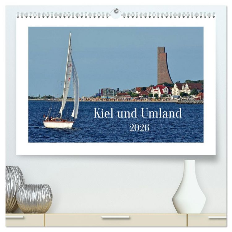 Produktbild: Kiel und Umland (hochwertiger Premium Wandkalender 2026 DIN A2 quer), Kunstdruck in Hochglanz