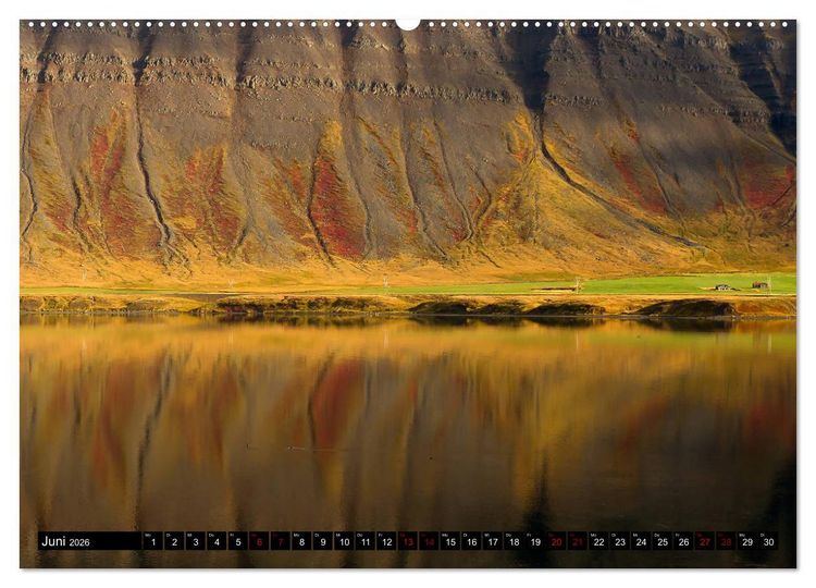 Produktbild: Stimmungsvolles Island (hochwertiger Premium Wandkalender 2026 DIN A2 quer), Kunstdruck in Hochglanz