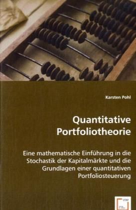 Produktbild: Pohl, K: Quantitative Portfoliotheorie