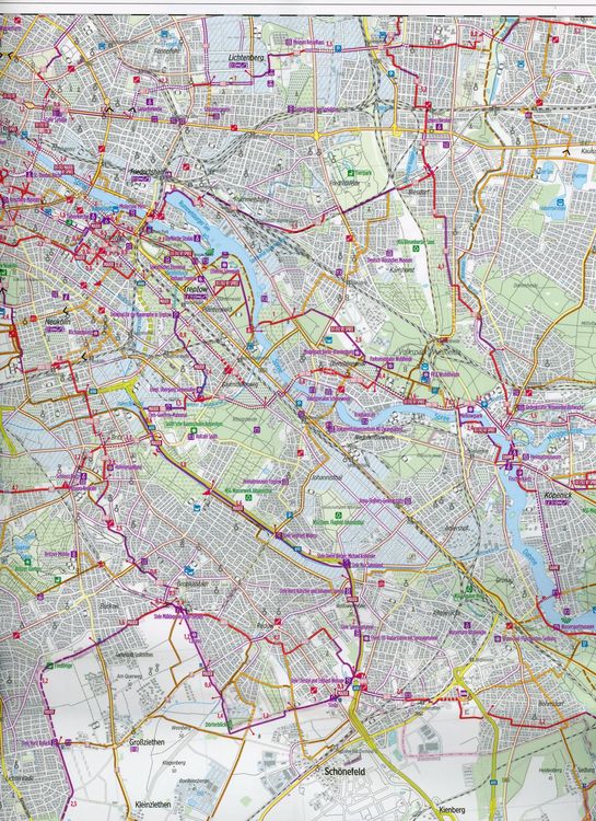 Produktbild: Radwanderkarte Berlin S&uuml;dost RW-B04