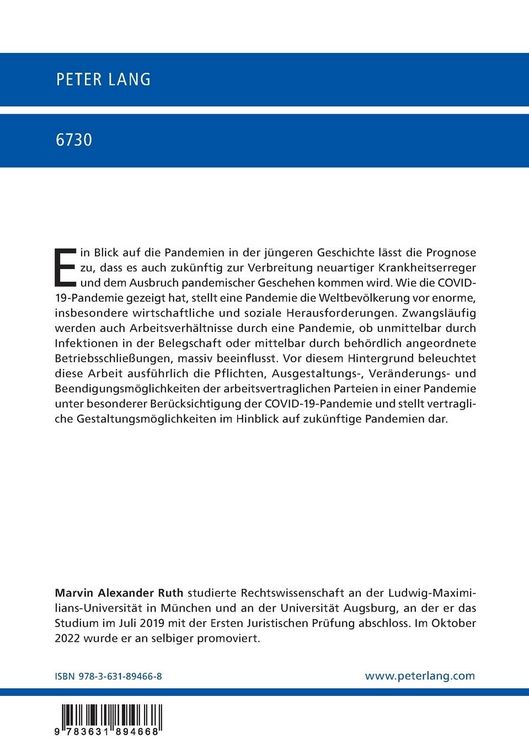 Produktbild: Arbeitsrecht in der Pandemie