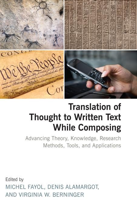 Produktbild: Translation of Thought to Written Text While Composing