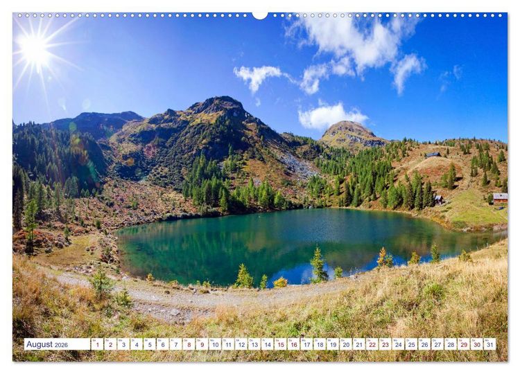 Produktbild: Sch&ouml;ne Lungauer Bergseen (hochwertiger Premium Wandkalender 2026 DIN A2 quer), Kunstdruck in Hochglanz