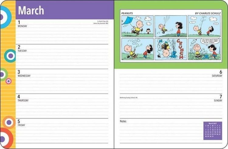 Produktbild: Peanuts Diary &ndash; Peanuts Terminkalender 2027