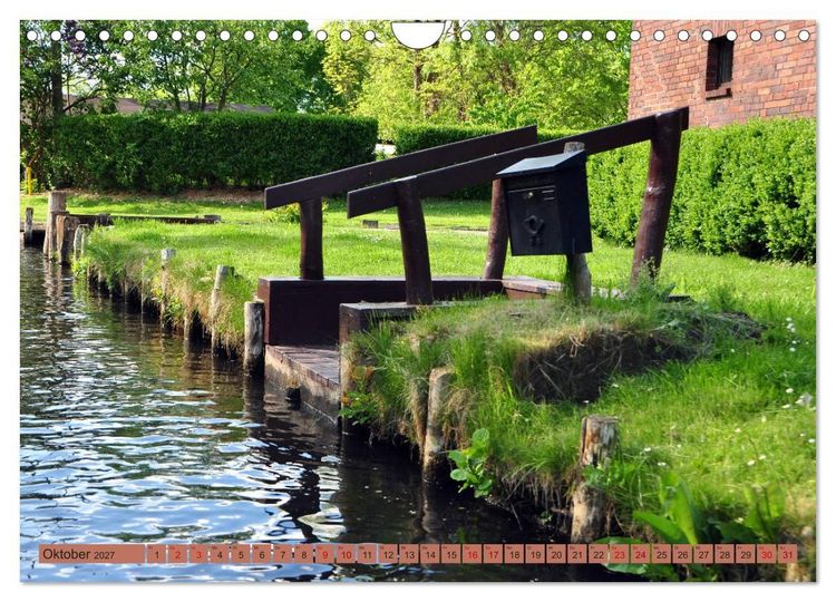 Produktbild: Spreewald - Idyllische Heimat der Sorben (Wandkalender 2027 DIN A4 quer), CALVENDO Monatskalender