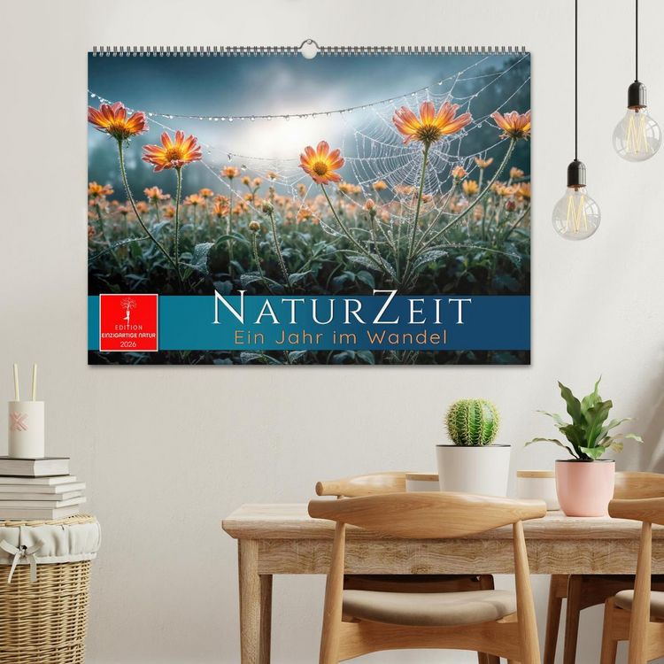 Produktbild: Naturzeit - Ein Jahr im Wandel (Wandkalender 2026 DIN A2 quer), CALVENDO Monatskalender