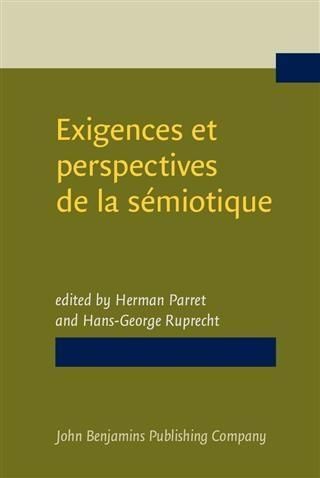 Produktbild: Exigences et perspectives de la semiotique