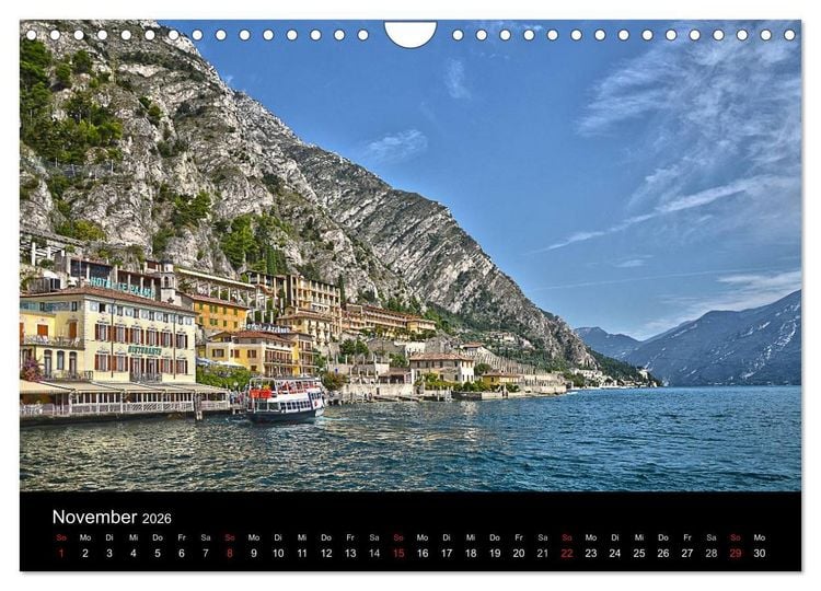 Produktbild: BENACO - Gardasee-Impressionen (Wandkalender 2026 DIN A4 quer), CALVENDO Monatskalender