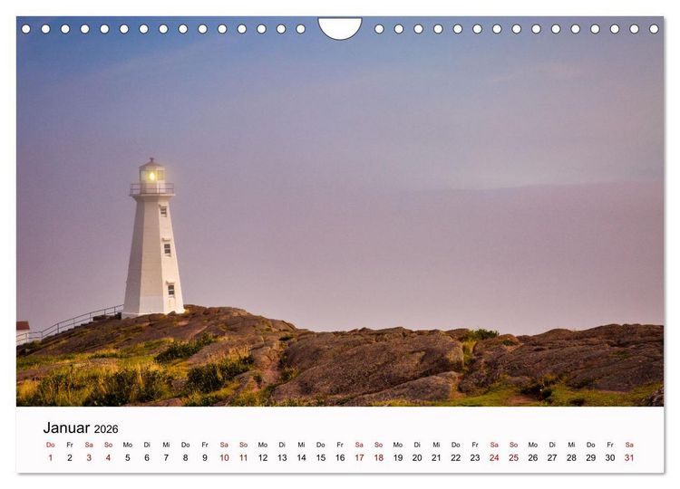 Produktbild: Neufundland - wilde Sch&ouml;nheit im Atlantik (Wandkalender 2026 DIN A4 quer), CALVENDO Monatskalender