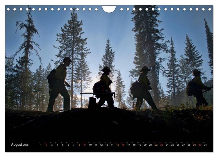 Produktbild: Feuerwehr - Leben mit der Gefahr (Wandkalender 2026 DIN A4 quer), CALVENDO Monatskalender