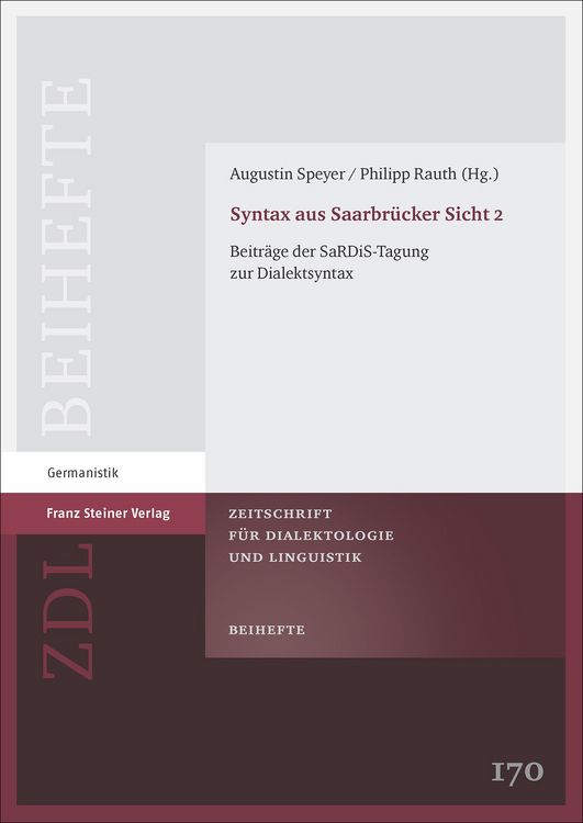 Produktbild: Syntax aus Saarbr&uuml;cker Sicht 2