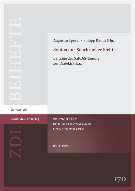 Produktbild: Syntax aus Saarbr&uuml;cker Sicht 2
