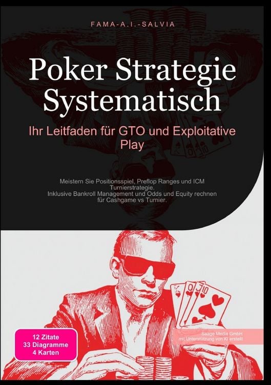 Produktbild: Poker Strategie Systematisch: Ihr Leitfaden f&uuml;r GTO und Exploitative Play